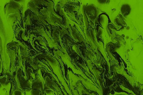 full frame image of green abstract paint background