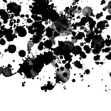 doku, arka plan siyah boya splatters