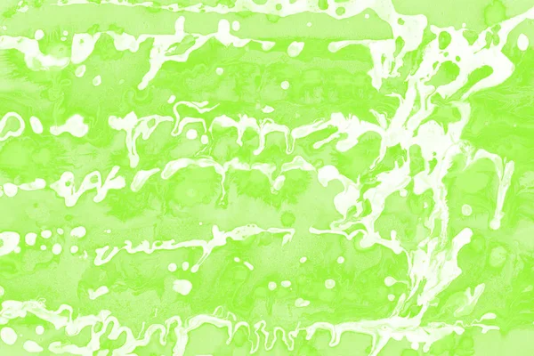 Imagen Marco Completo Fondo Pintura Abstracta Verde —  Fotos de Stock