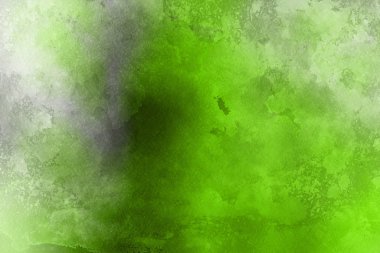 Kağıt arka plan üzerinde yeşil suluboya boya