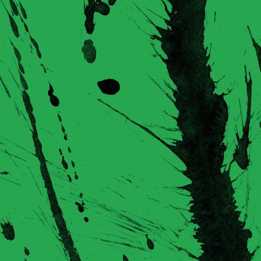 yeşil arka plan doku soyut siyah boya splatters