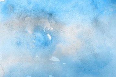 Kağıt arka plan mavi suluboya boya