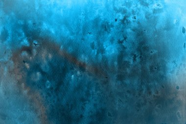 Kağıt arka plan mavi suluboya boya