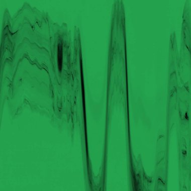 Dijital ekran aksaklık etkisi doku soyut. Yeşil ve siyah