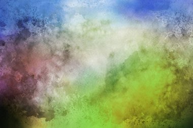 Kağıt arka plan üzerinde renkli sulu boya boya