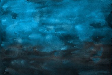 Kağıt arka plan mavi suluboya boya