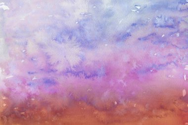 Kağıt arka plan üzerinde renkli sulu boya boya