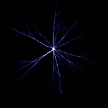 yıldırım koyu arka plan üzerinde parlayan ile soyut duvar kağıdı