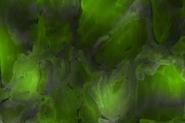 Kağıt arka plan üzerinde yeşil suluboya boya