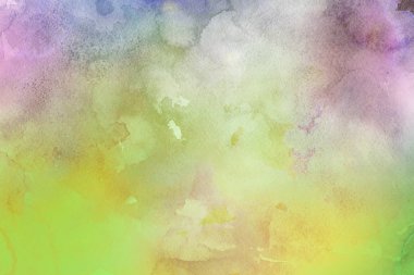 Kağıt arka plan üzerinde renkli sulu boya boya
