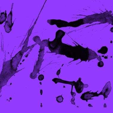 mor arka plan doku soyut siyah boya splatters