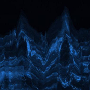 Soyut Mavi Dijital ekran aksaklık etkisi doku. 