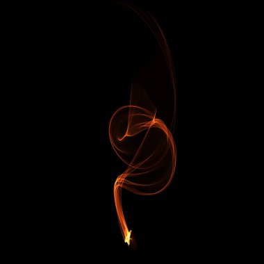 koyu arka plan üzerinde ateşle soyut duvar kağıdı