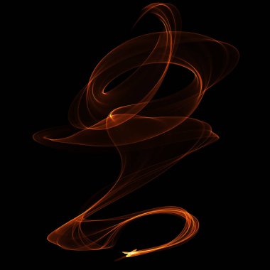 koyu arka plan üzerinde ateşle soyut duvar kağıdı