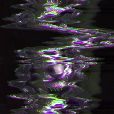 Dijital ekran aksaklık etkisi doku soyut. 