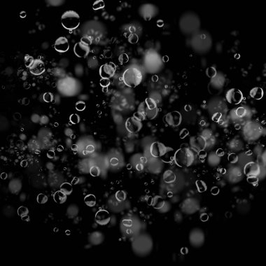 koyu arka plan üzerinde sabun köpüğü ile soyut duvar kağıdı