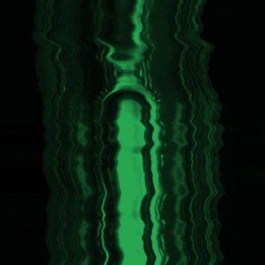 Dijital ekran aksaklık etkisi doku soyut. Yeşil ve siyah