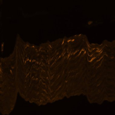 Dijital ekran aksaklık etkisi doku soyut. Turuncu ve siyah