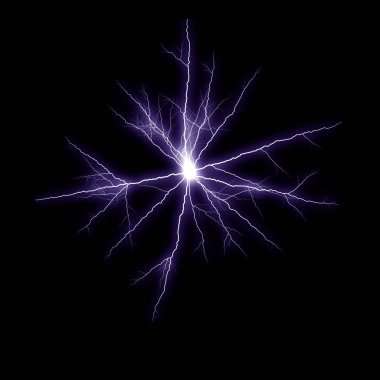 yıldırım koyu arka plan üzerinde parlayan ile soyut duvar kağıdı