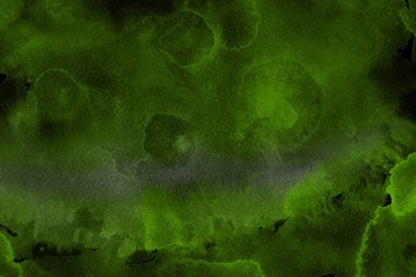 Kağıt arka plan üzerinde yeşil suluboya boya