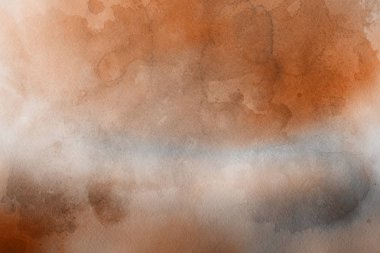 Kağıt arka plan üzerinde turuncu suluboya boya