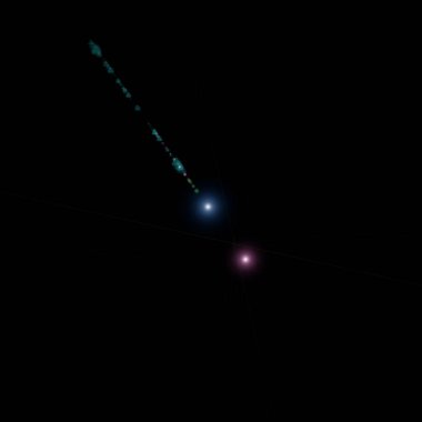 yıldız koyu arka plan üzerinde parlayan ile soyut duvar kağıdı