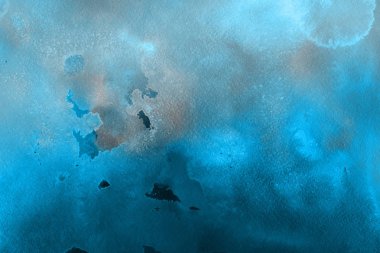 Kağıt arka plan mavi suluboya boya