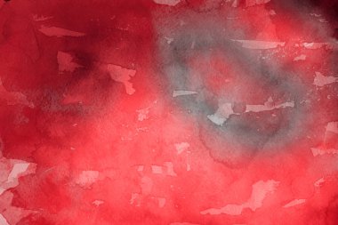 Kağıt arka plan üzerinde kırmızı sulu boya boya