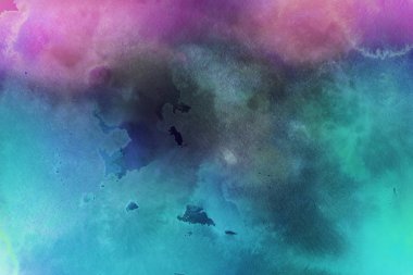 Kağıt arka plan üzerinde renkli sulu boya boya