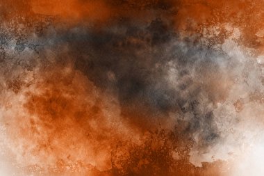 Kağıt arka plan üzerinde turuncu suluboya boya