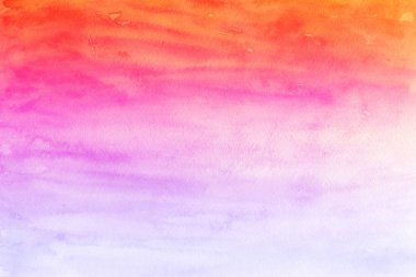 Kağıt arka plan üzerinde renkli sulu boya boya