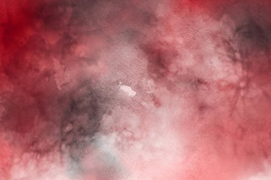 Kağıt arka plan üzerinde kırmızı sulu boya boya