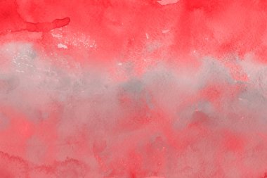 Kağıt arka plan üzerinde kırmızı sulu boya boya