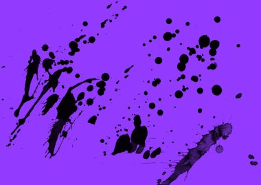 mor arka plan doku soyut siyah boya splatters