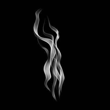 soyut duvar kağıdı, siyah arka plan üzerine duman