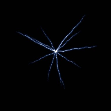 yıldırım koyu arka plan üzerinde parlayan ile soyut duvar kağıdı