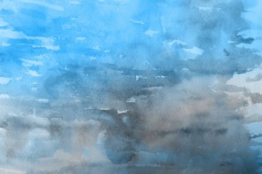 Kağıt arka plan mavi suluboya boya