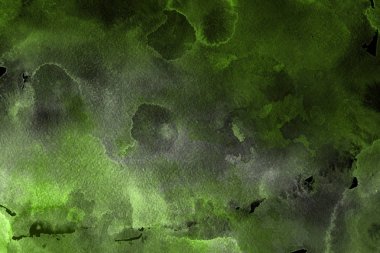 Kağıt arka plan üzerinde yeşil suluboya boya