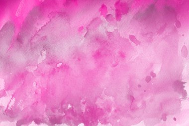 Kağıt arka plan üzerinde pembe suluboya boya
