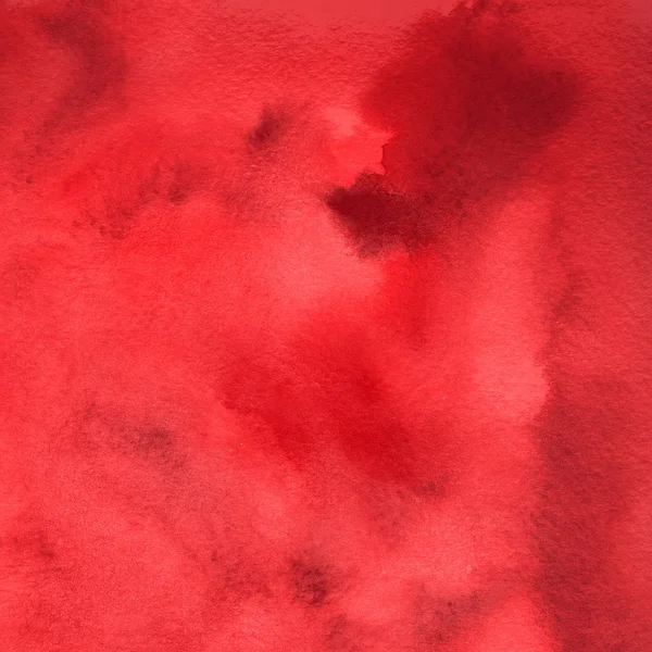 Sfondo Astratto Rosso Con Texture Vernice Acquerello — Foto Stock