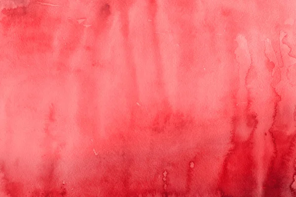 Röd Akvarell Färg Papper Abstrakt Bakgrund — Stockfoto