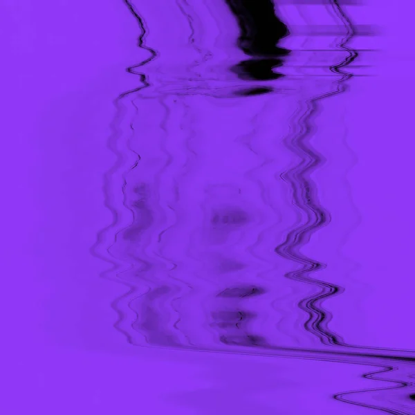 Écran Numérique Violet Abstrait Texture Effet Glitch — Photo