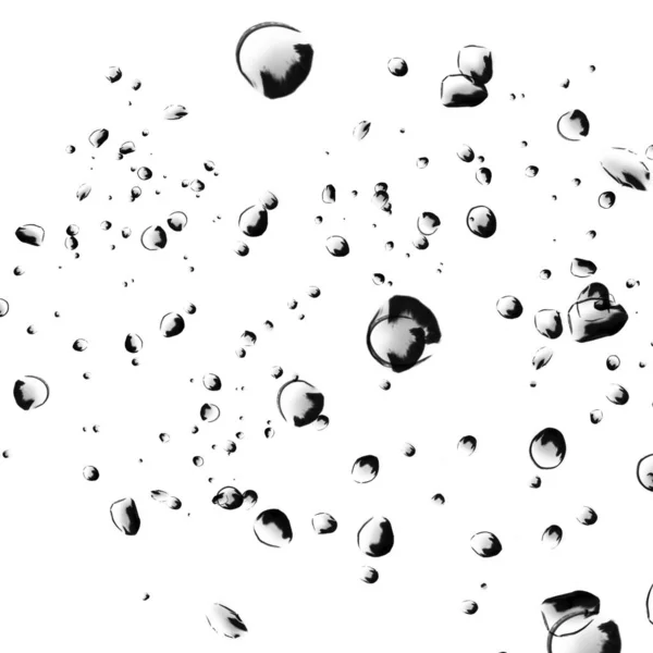 Isolated Water Bubbles White Background — Stock Photo, Image