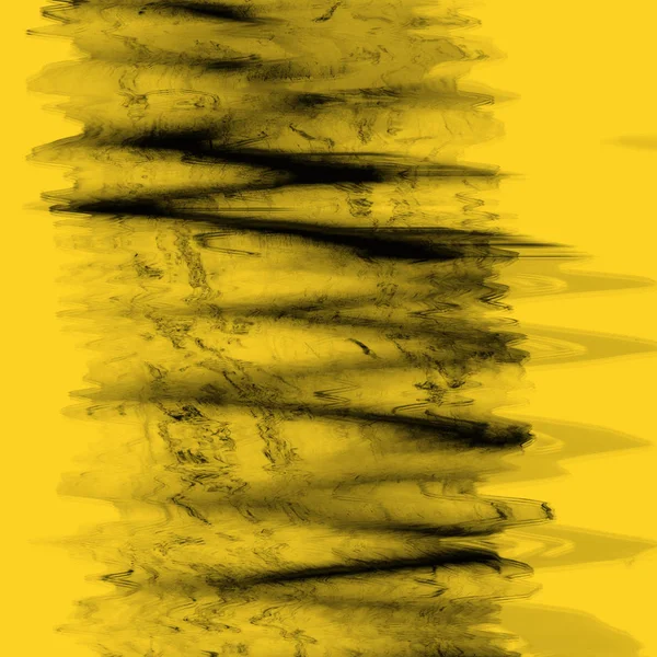 Dijital ekran aksaklık etkisi doku soyut. sarı ve siyah