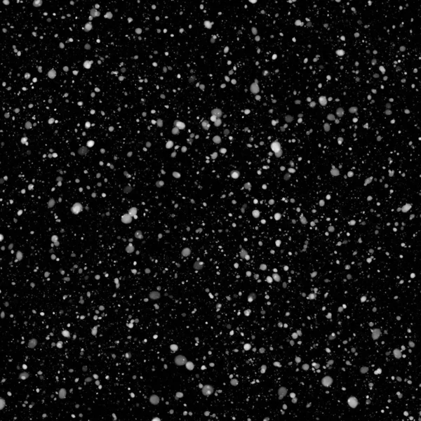 Fondo Pantalla Abstracto Con Nieve Cayendo Sobre Fondo Negro — Foto de Stock