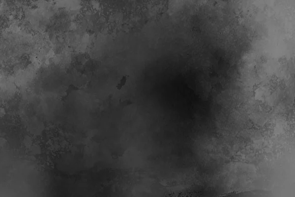Schwarze Aquarellfarbe Auf Papier Abstrakter Hintergrund — Stockfoto
