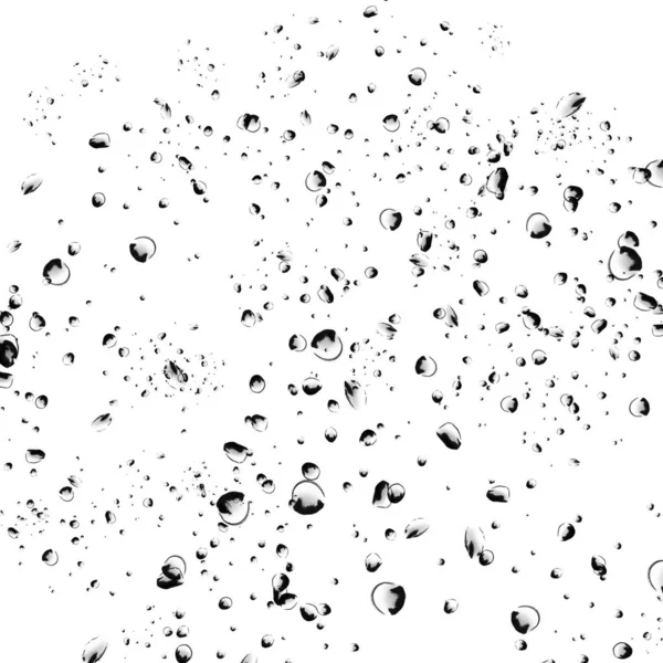 Isolated Water Bubbles White Background — Stock Photo, Image