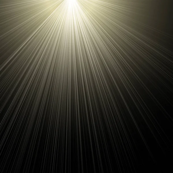 Abstrakte Tapete Mit Sonnenstrahlen Auf Dunklem Hintergrund — Stockfoto