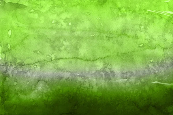 Kağıt Arka Plan Üzerinde Yeşil Suluboya Boya — Stok fotoğraf