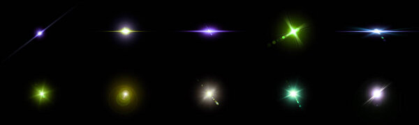 abstract wallpaper with shining stars on dark background